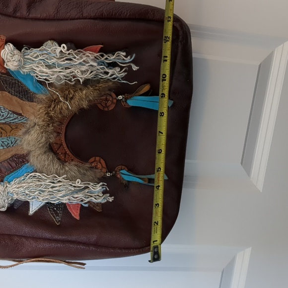 Custom Leather Purse with Headdress - Picture 5 of 7